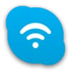 skype wifi android application logo